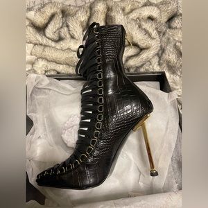 Azalia Wang lace up boot